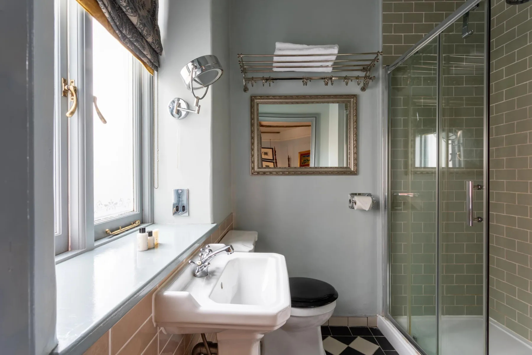 Bathroom with walk-in shower