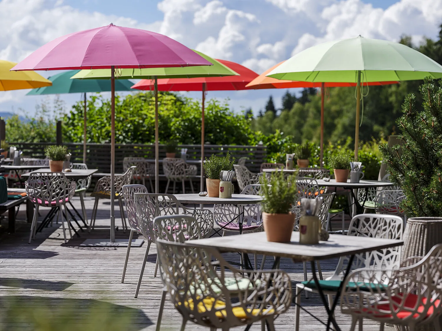 Hotel terrace