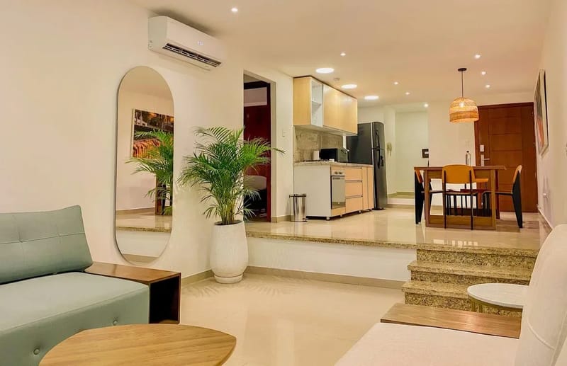 Spectacular 2BR w/ Balcony n AC in Bocagrande