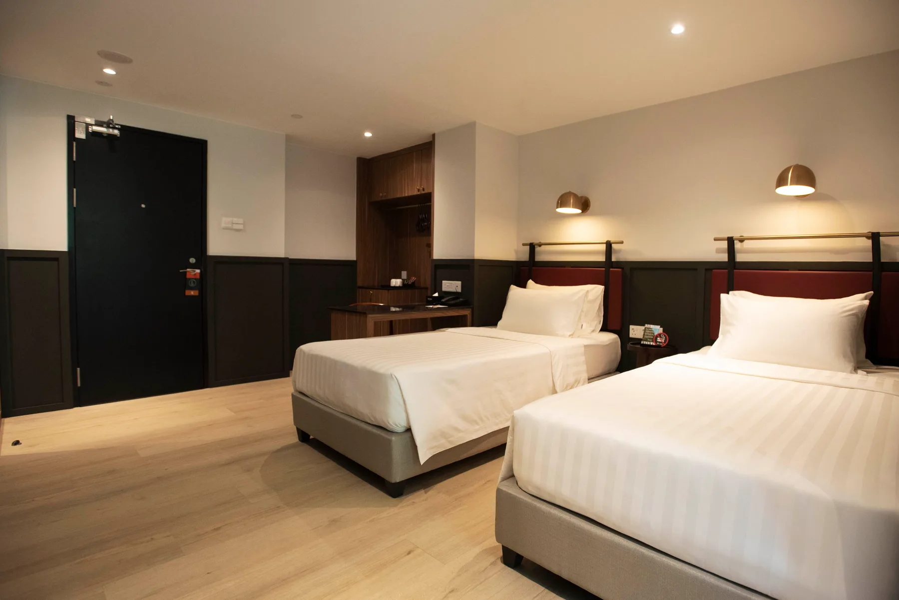 Habitación superior con cama queen o dos camas individuales