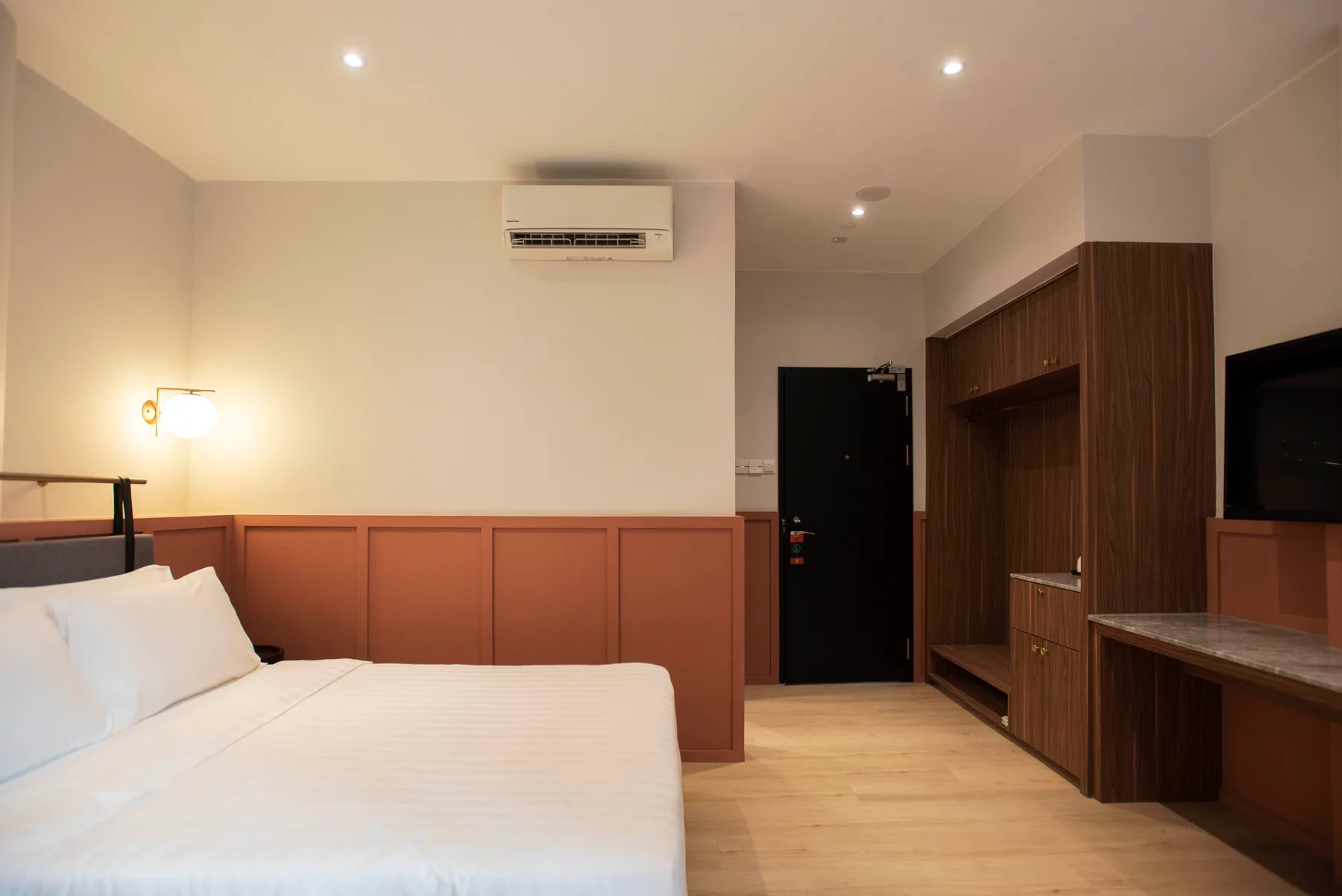 Habitación superior con cama queen o dos camas individuales