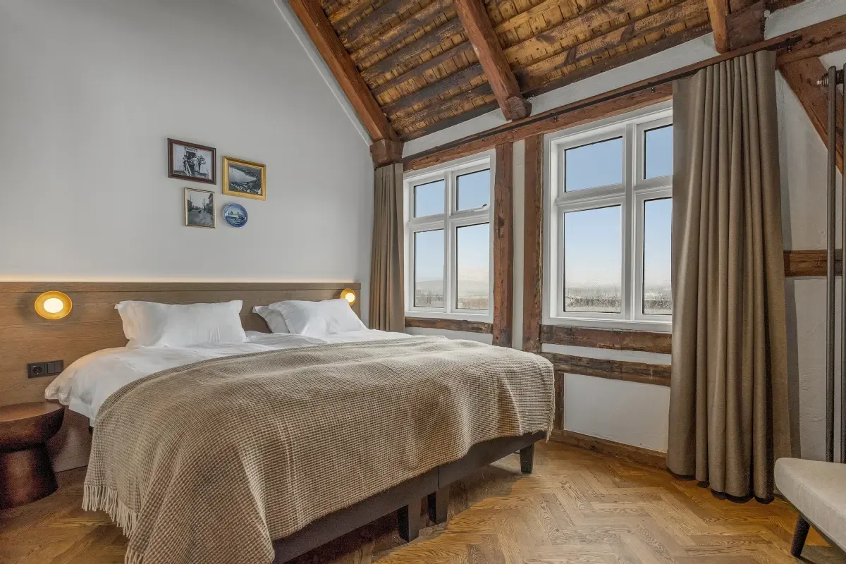 Boutique Deluxe Room at Bryggjan Boutique Hotel
