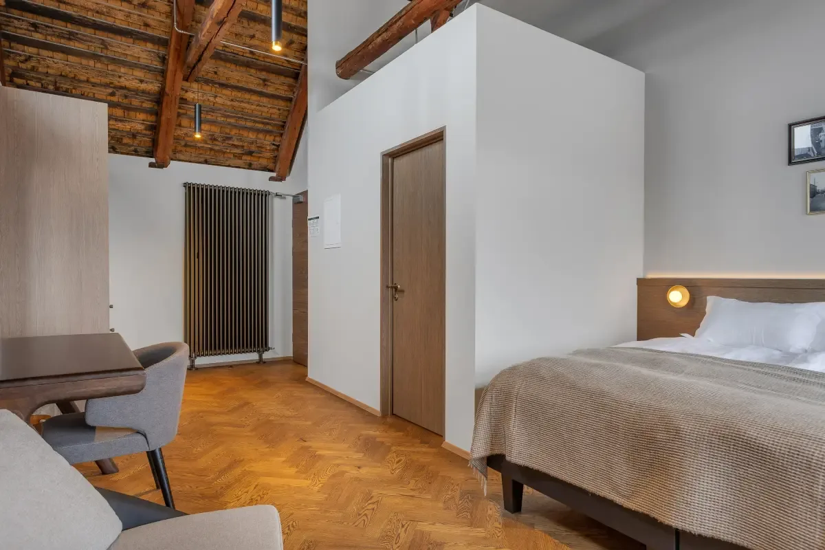 Boutique Deluxe Room at Bryggjan Boutique Hotel