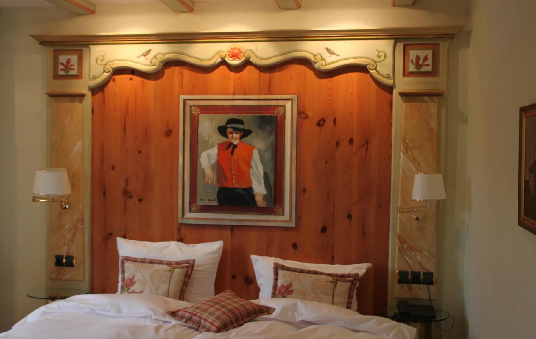 Habitación de estilo tradicional alsaciano