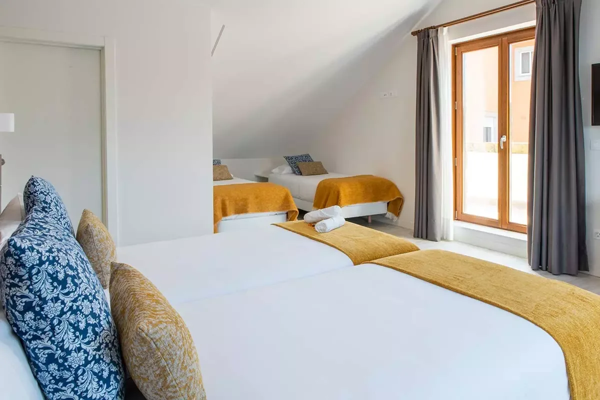 Natural light in a guest room
