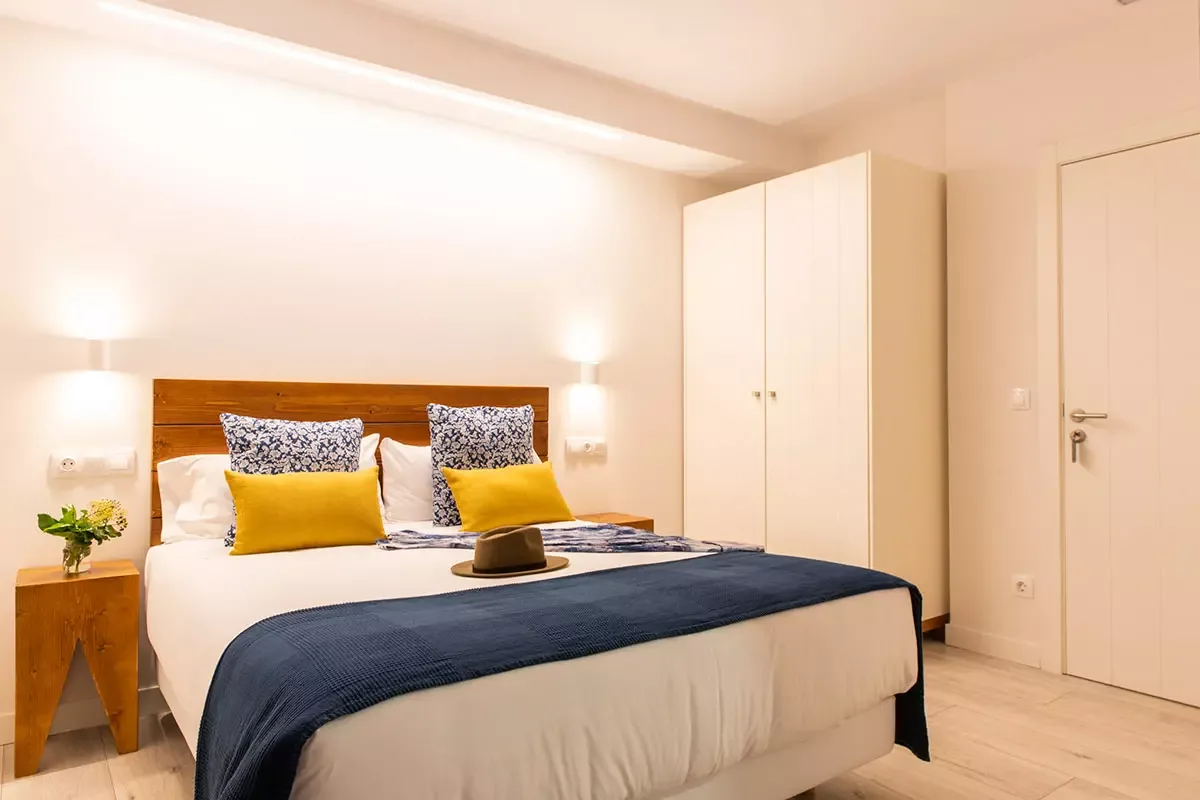 Guest room with views