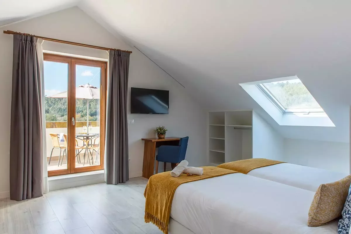 Natural light in a guest room