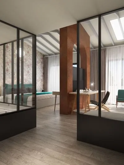 Guest-room interior