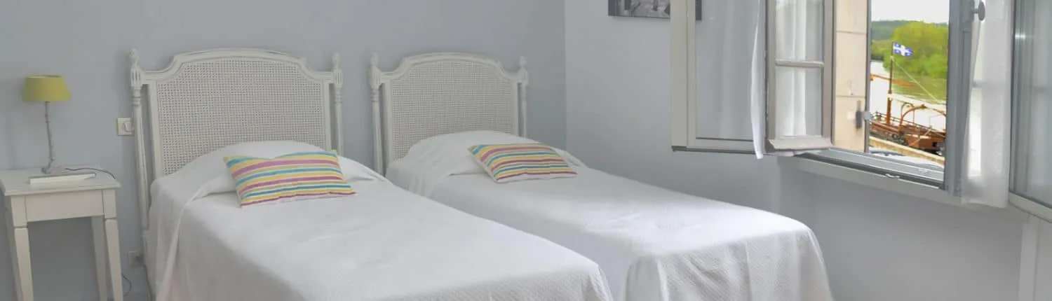 Guest room with two beds