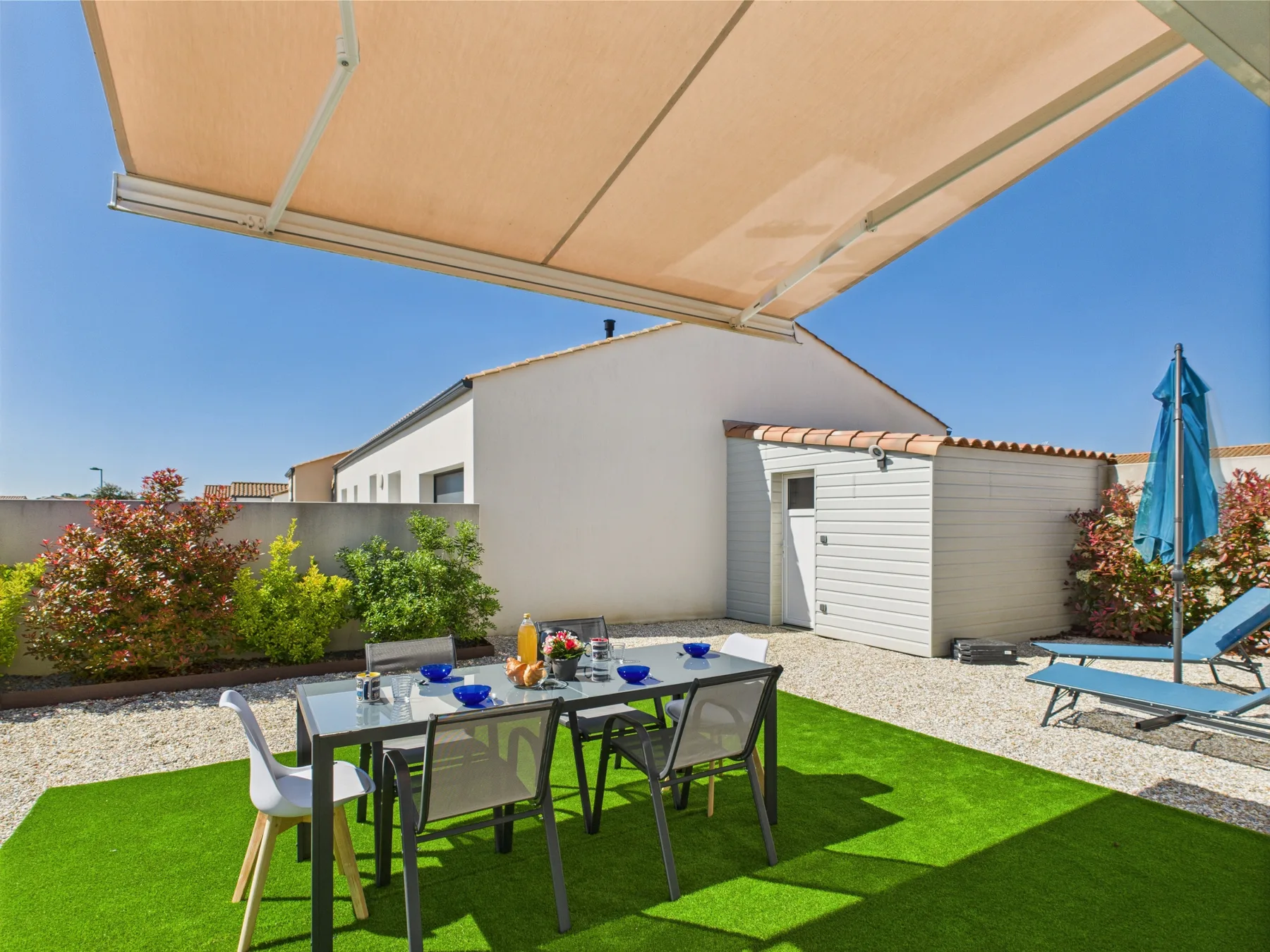 Bonita casa para 6 con jardín