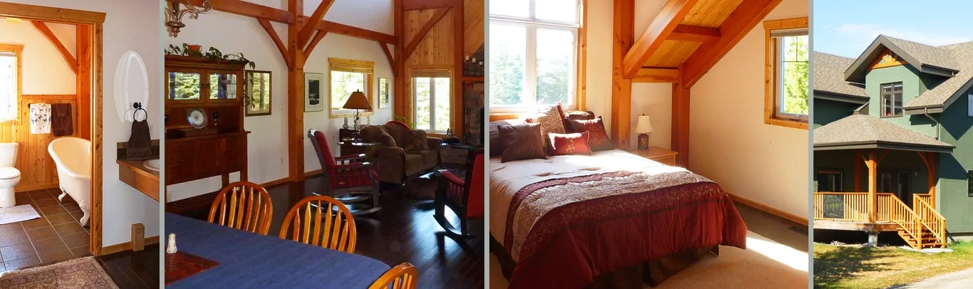 Collage de Timber Green Bed & Breakfast