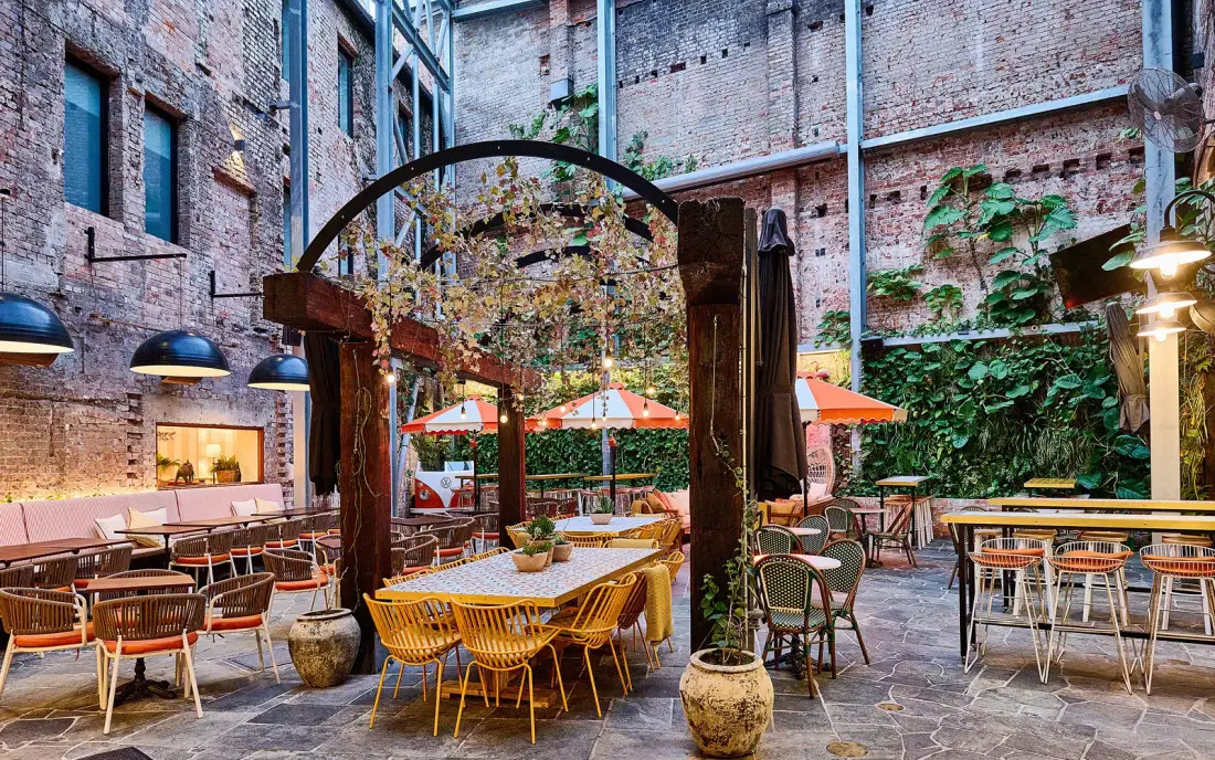 Jardín del Lucky Hotel