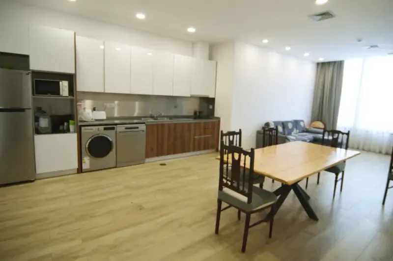 Sala de estar del apartamento de tres dormitorios