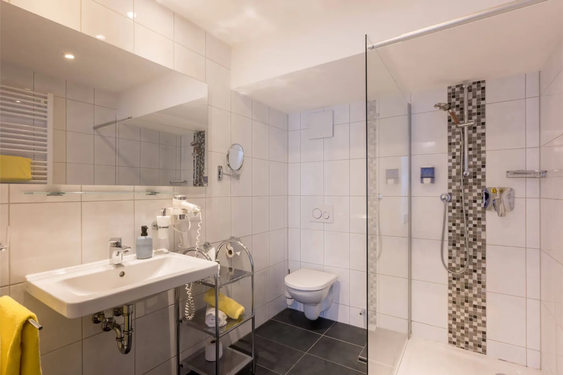 Family room bathroom