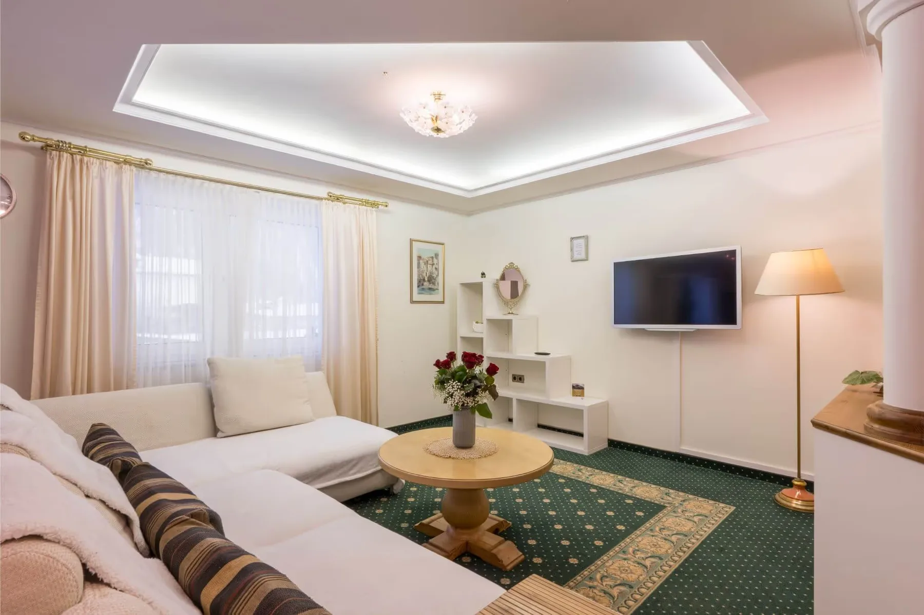 Holiday apartment living area