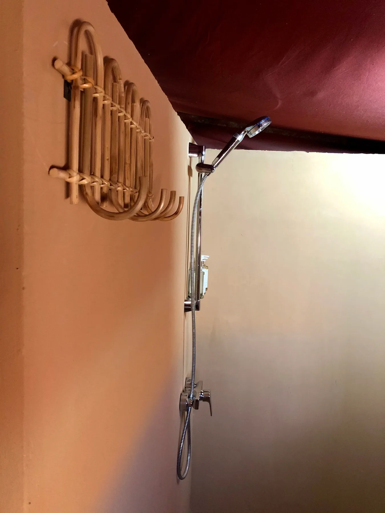 Walk-in shower in an en-suite bathroom