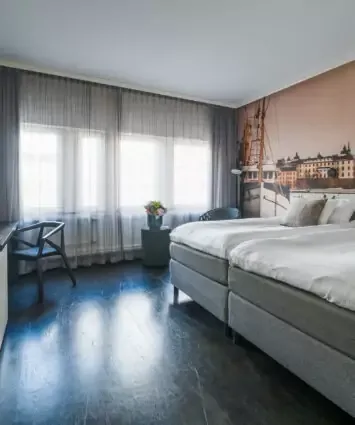 Habitación superior con dos camas individuales