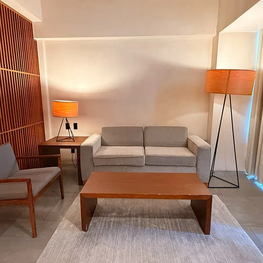 Sala de estar de la suite