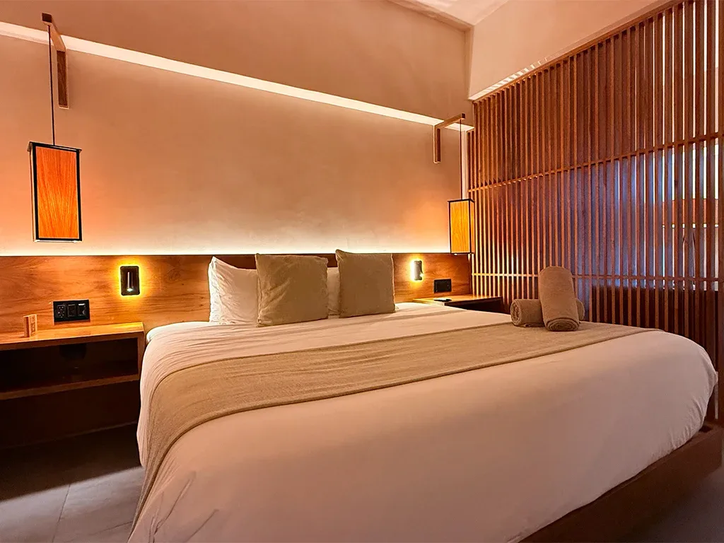 King bed in a Junior Suite