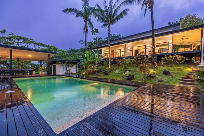 Elegant Nature Villa Studio w/ Oceanview Deck
