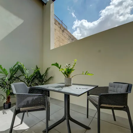 Private patio