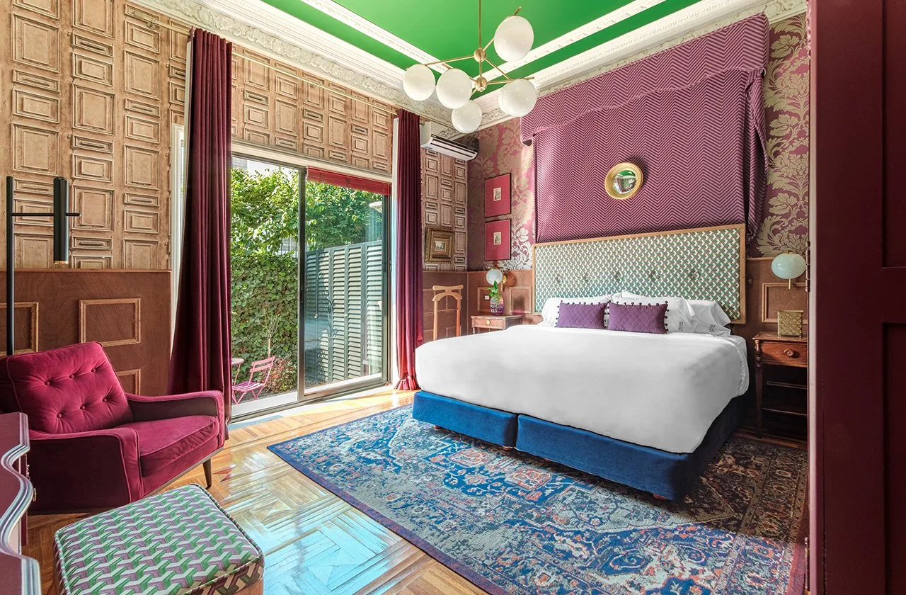 Cama de la habitación ejecutiva en Pug Seal Anatole France, Polanco