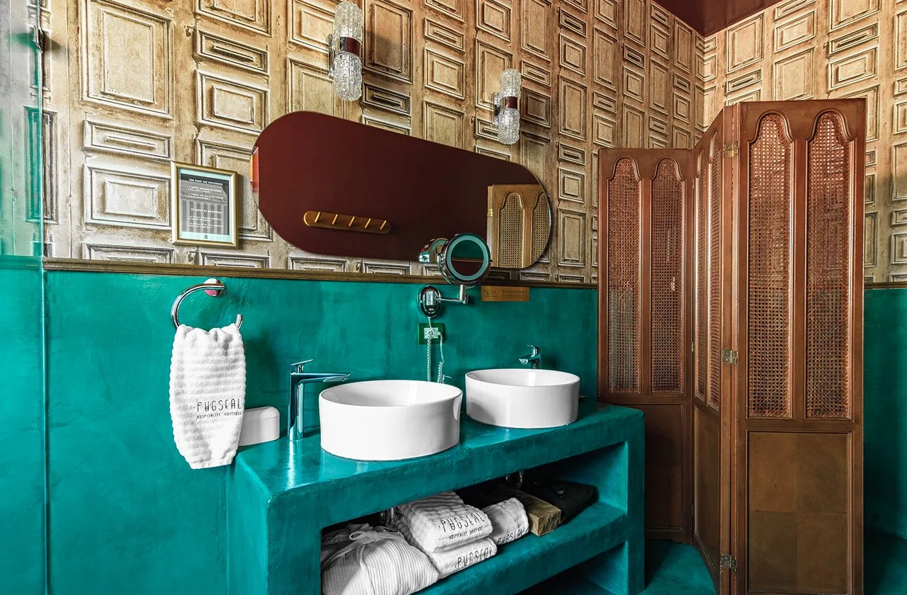 Baño de la habitación Executive doble en Pug Seal Anatole France, Polanco