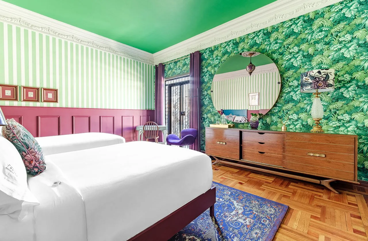 Cama de la habitación Executive doble en Pug Seal Anatole France, Polanco