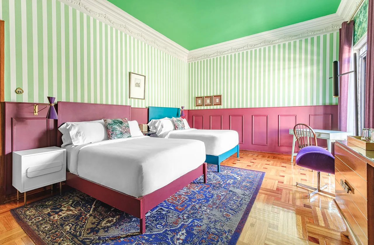 Cama de la habitación ejecutiva doble en Pug Seal Anatole France, Polanco