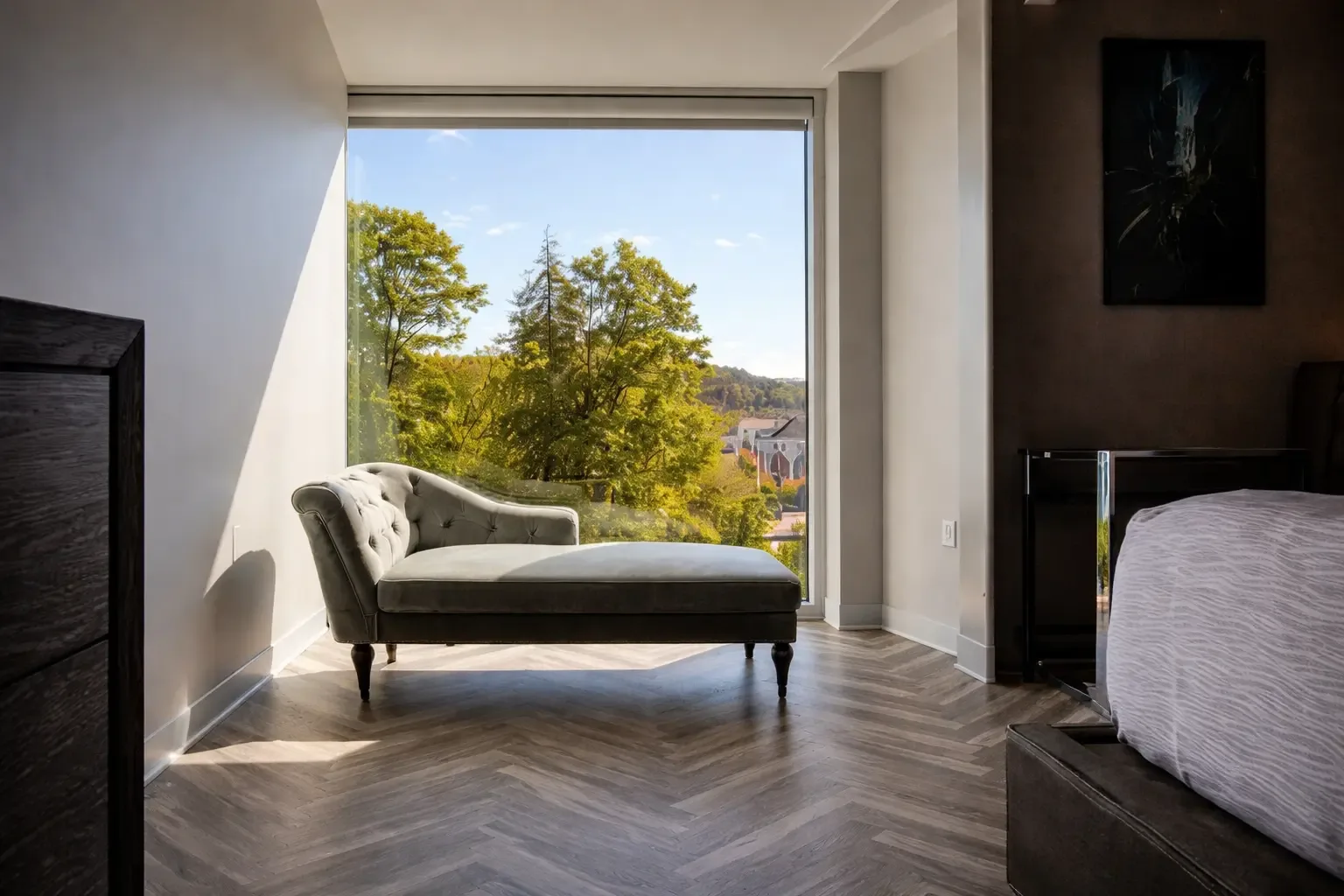 Vista de la habitación con cama king