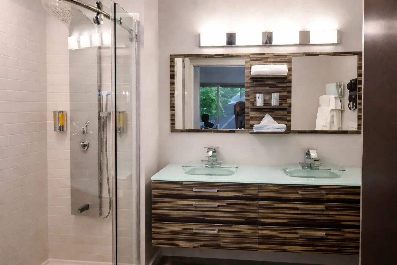 Two-bedroom suite bathroom