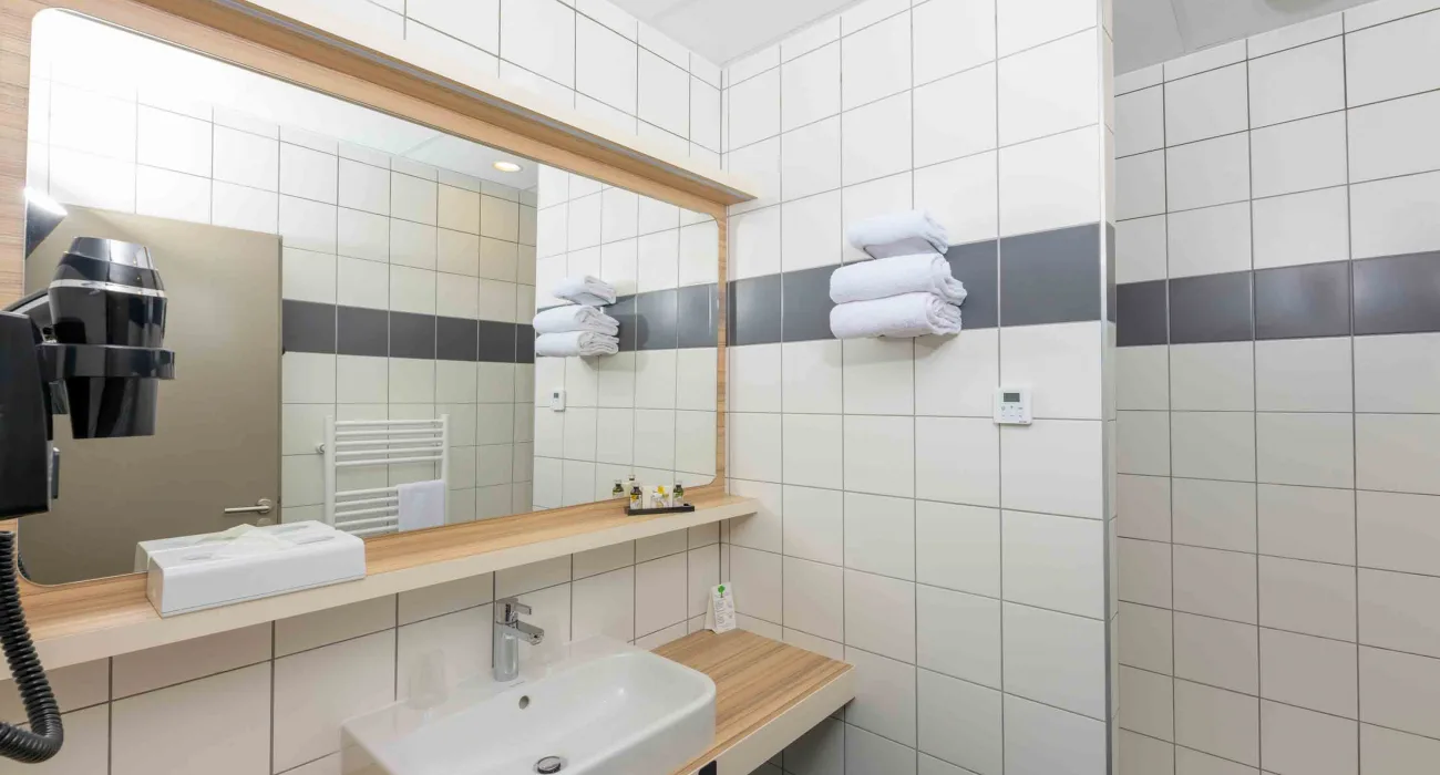 Guest room bathroom