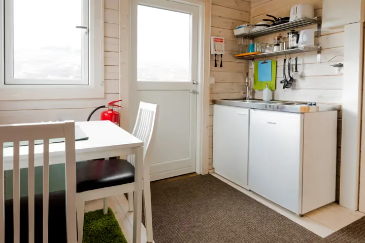 Lodge kitchenette