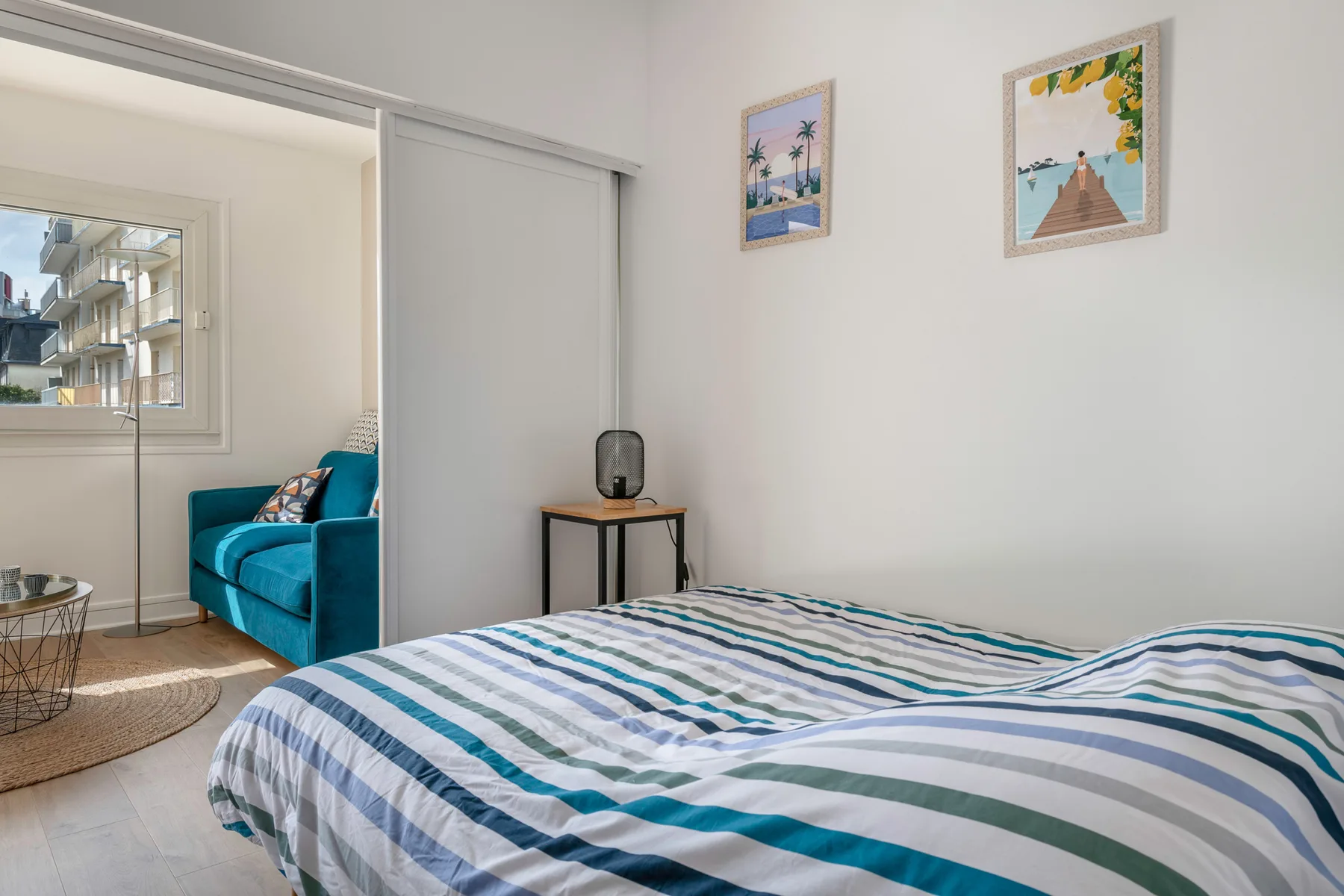 Bel appartement dans une résidence front de mer
