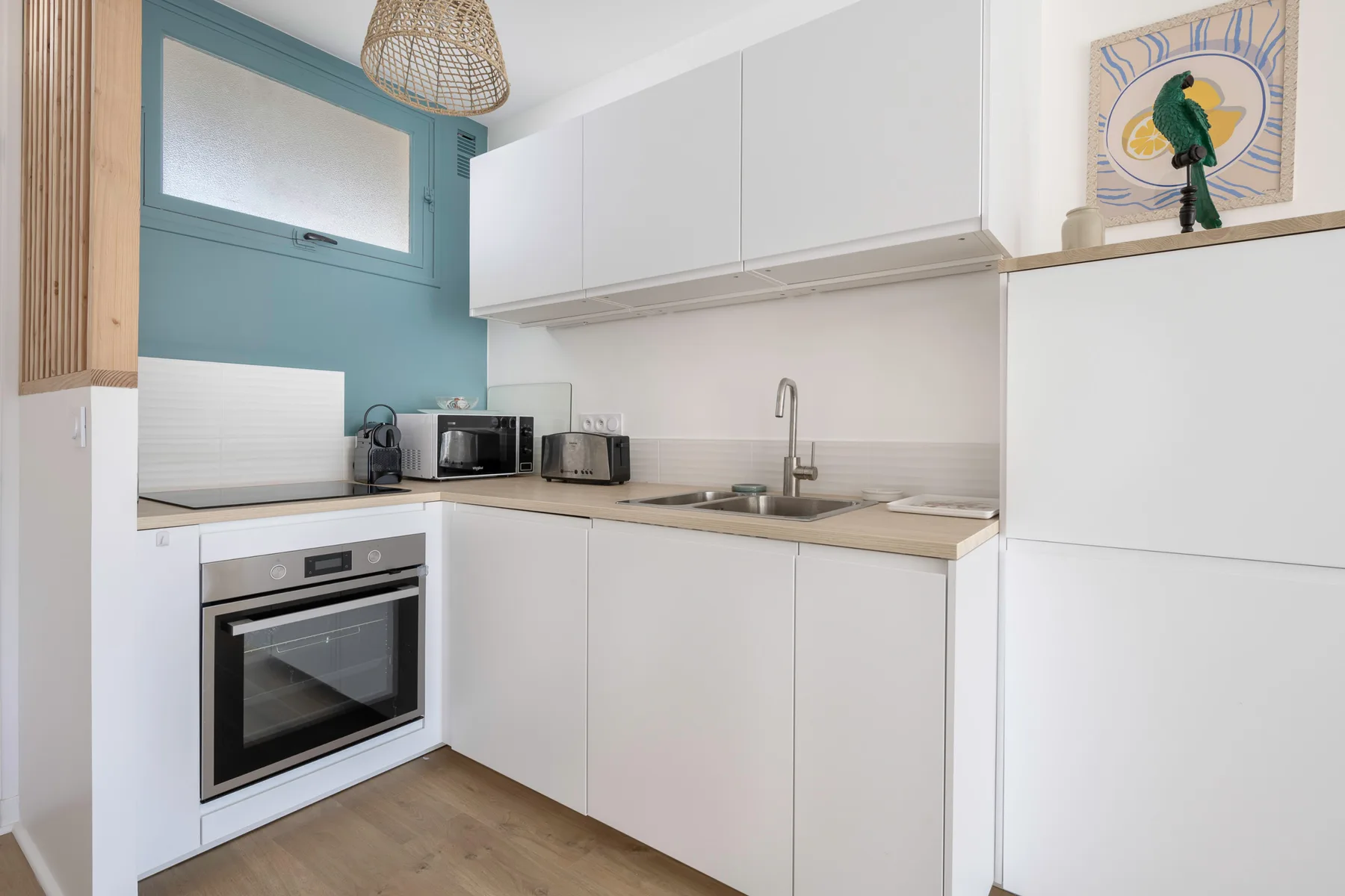 Bel appartement dans une résidence front de mer