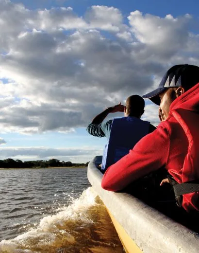 Paseo en barco en Chaminuka