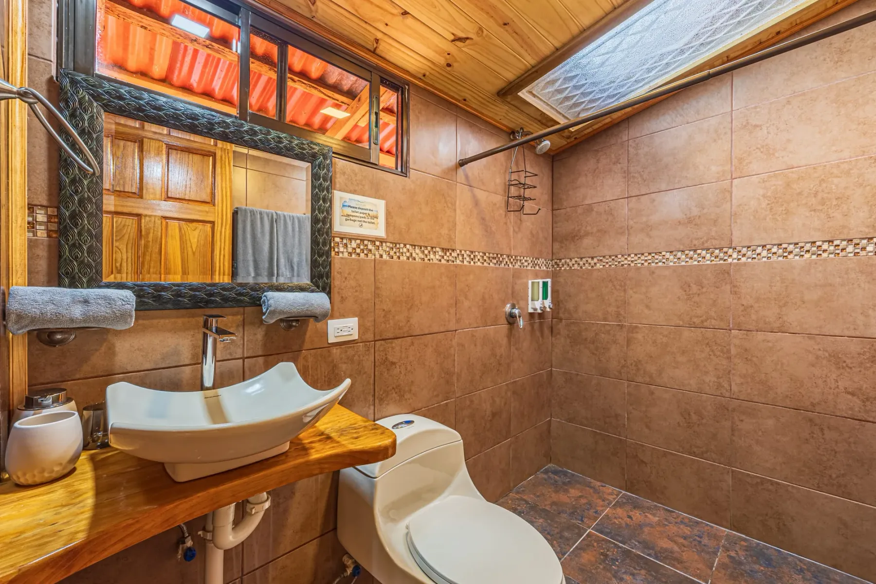 Iguana Room: bathroom