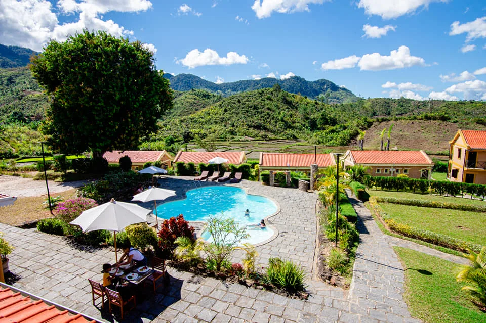Pool and relaxation area