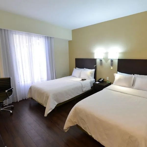 Double beds in a Superior Room