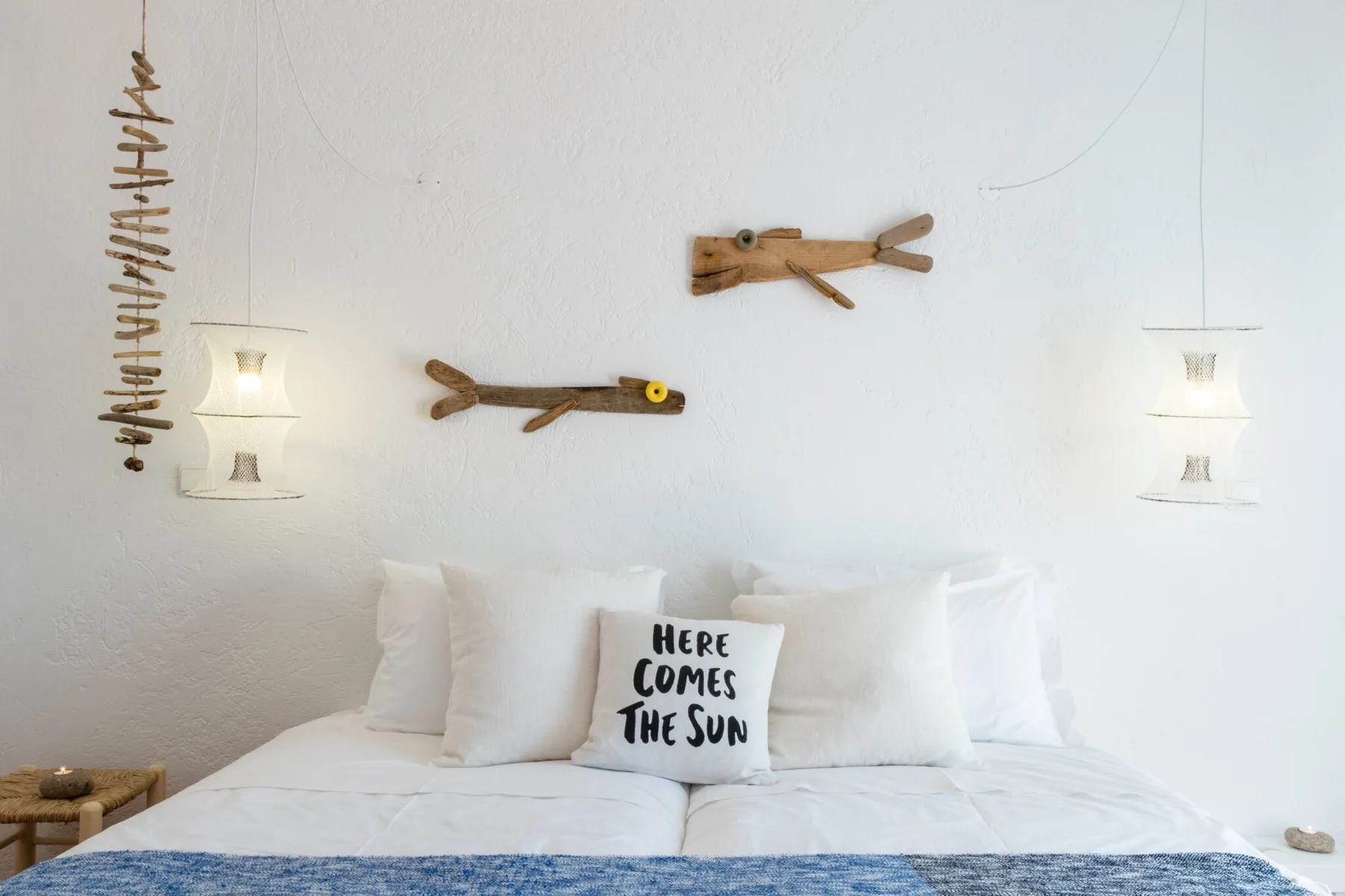 Balcony room with twin beds