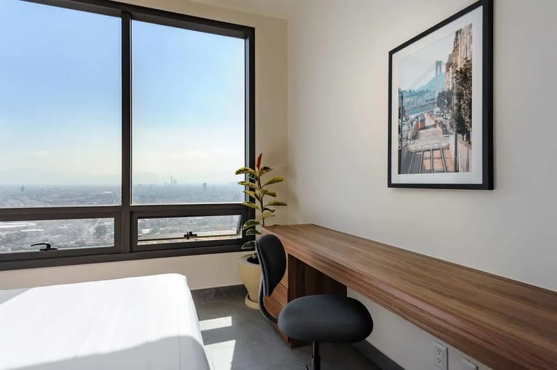 Royal 2BR apts w/ sunlit views of Cuauhtémoc