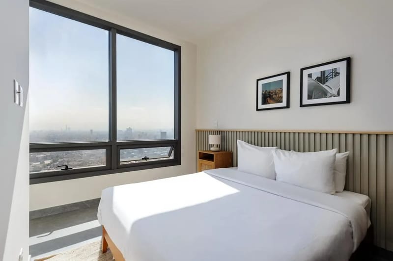Royal 2BR apts w/ sunlit views of Cuauhtémoc