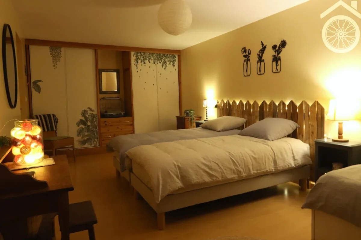 Habitación Tricycle, al atardecer
