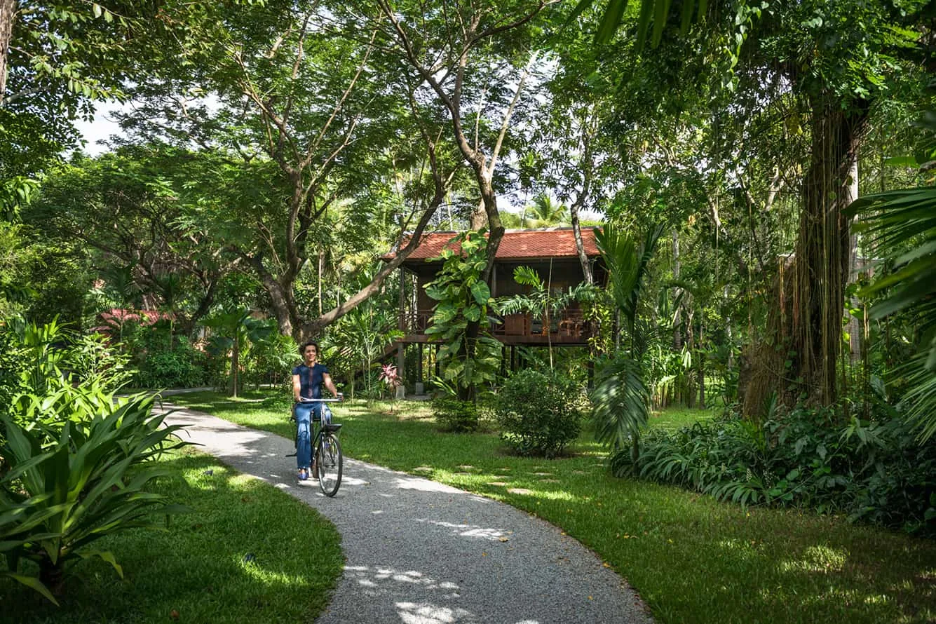 Casita en el jardín