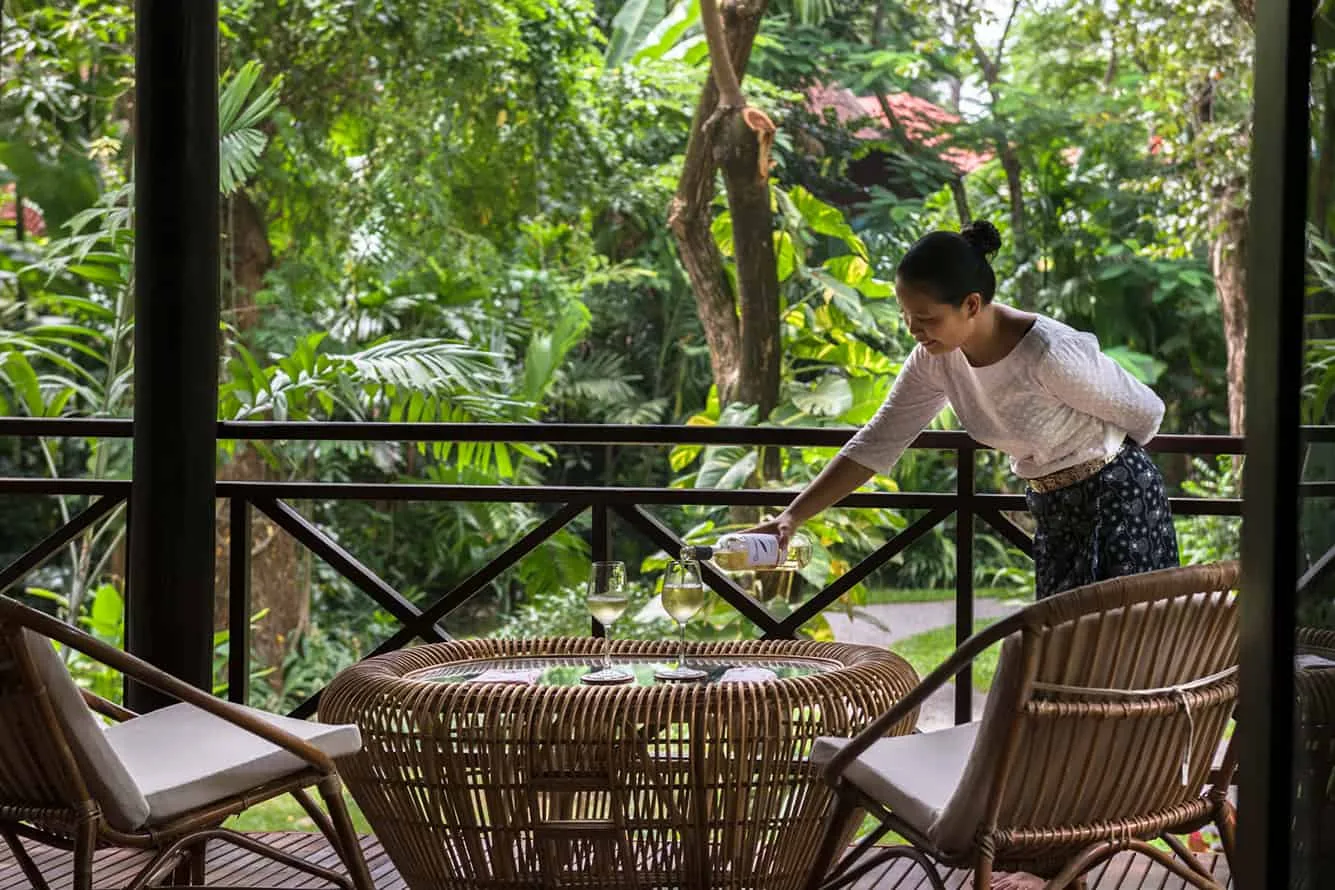 Casita en el jardín