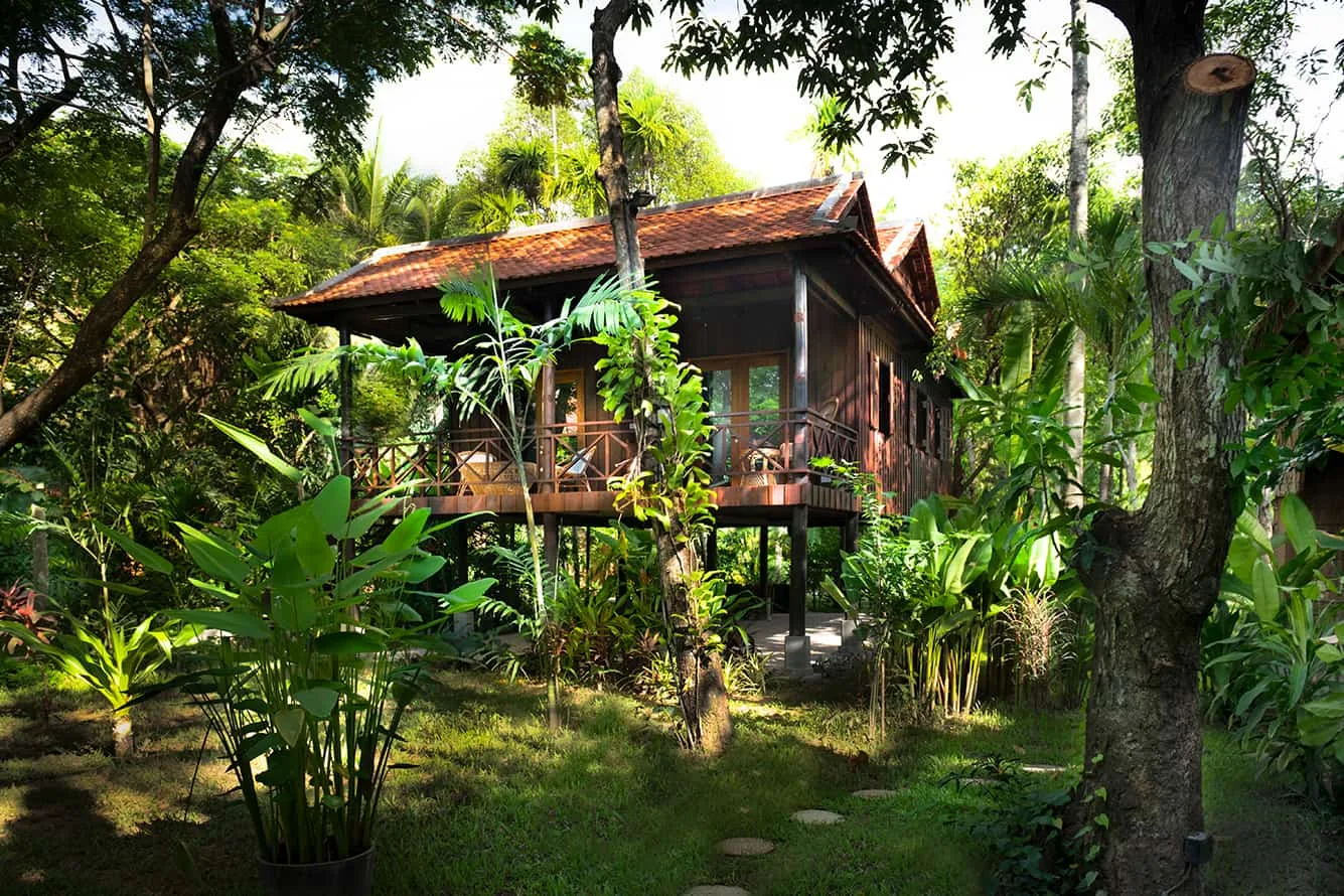 Casita en el jardín