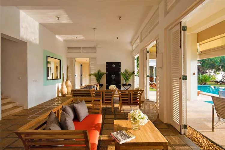Living area in Nisala Villa