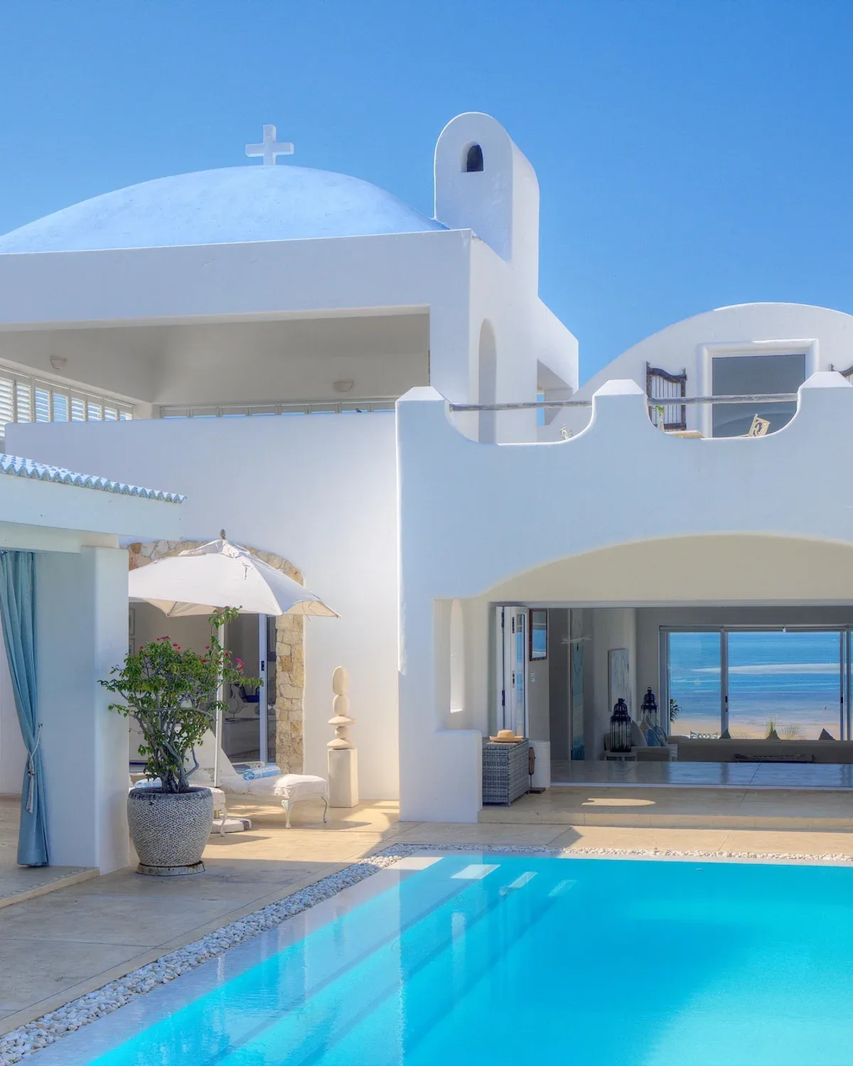 Estancia en Santorini Mozambique