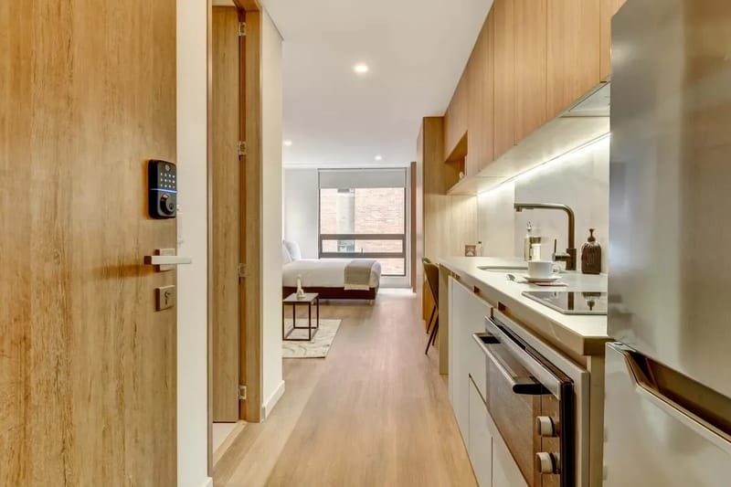 Warm Loft in Bogota w/ Gym