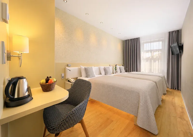 Habitación triple en el Hotel Ametyst Prague